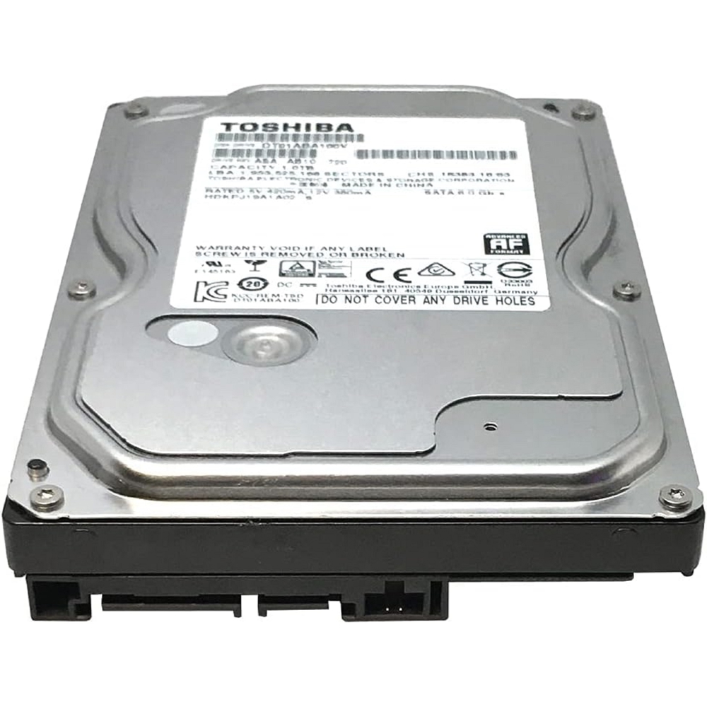 Toshiba DT01ABA100V, 1TB, 3.5", Internal Hard Drive