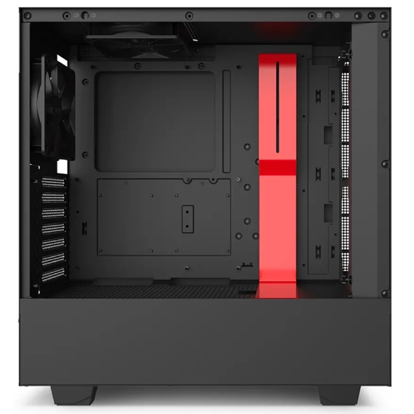 NZXT H510 NZXT-BL-R, Computer Case, MidT, ATX, MicroATX, Mini-ITX, 1xUSB 3.0, 1xUSB-C, 3.5mm, Black/Red