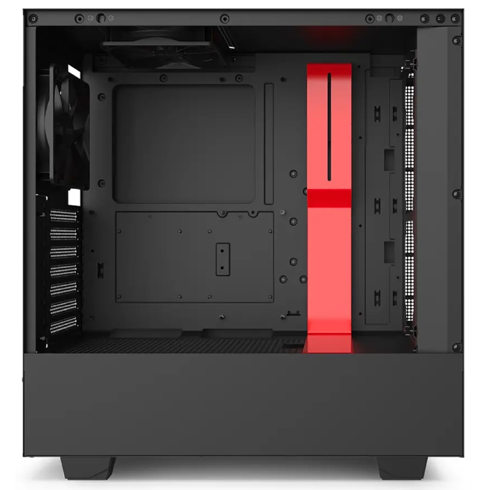 NZXT H510 NZXT-BL-R, Computer Case, MidT, ATX, MicroATX, Mini-ITX, 1xUSB 3.0, 1xUSB-C, 3.5mm, Black/Red