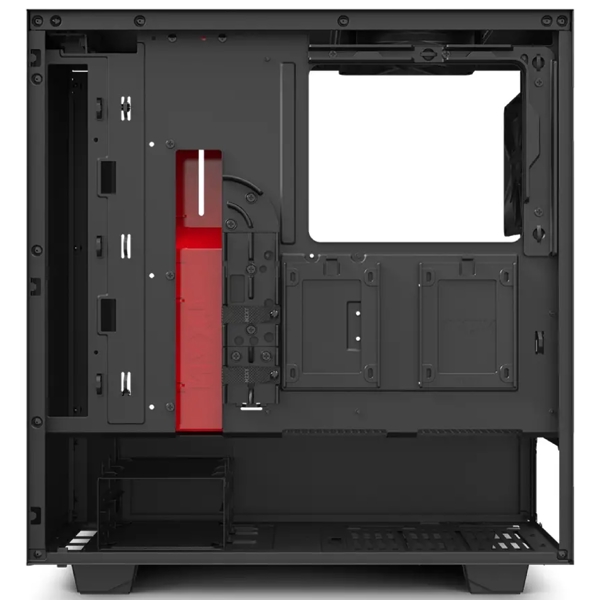 NZXT H510 NZXT-BL-R, Computer Case, MidT, ATX, MicroATX, Mini-ITX, 1xUSB 3.0, 1xUSB-C, 3.5mm, Black/Red