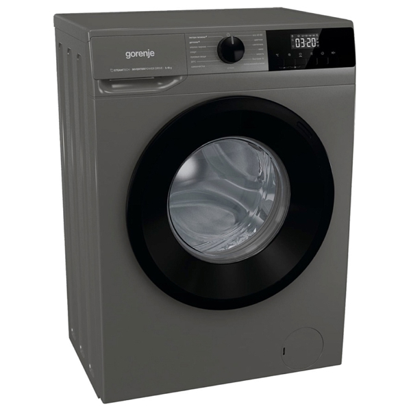 Gorenje W2NHPI62SCSS, A, 6KG, 1200Rpm, 74Db, Washing Machine, Gray