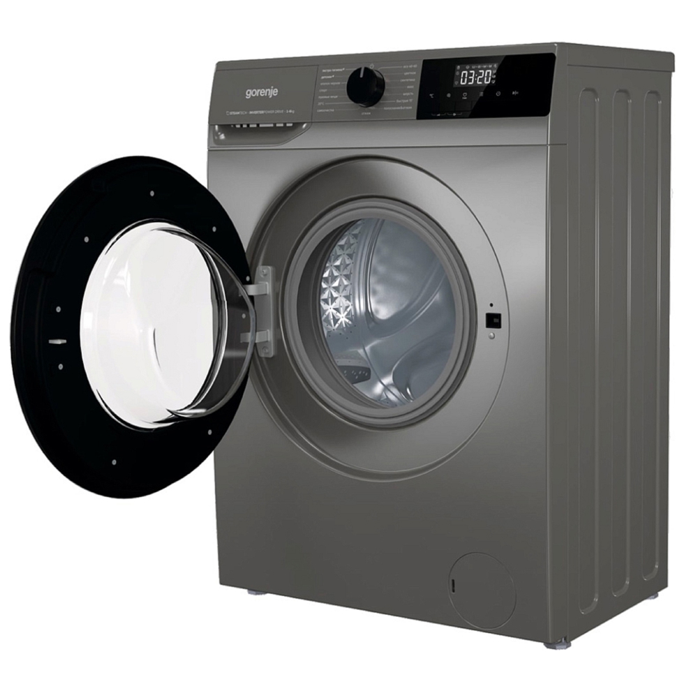 სარეცხი მანქანა Gorenje W2NHPI62SCSS, A, 6KG, 1200Rpm, 74Db, Washing Machine, Gray