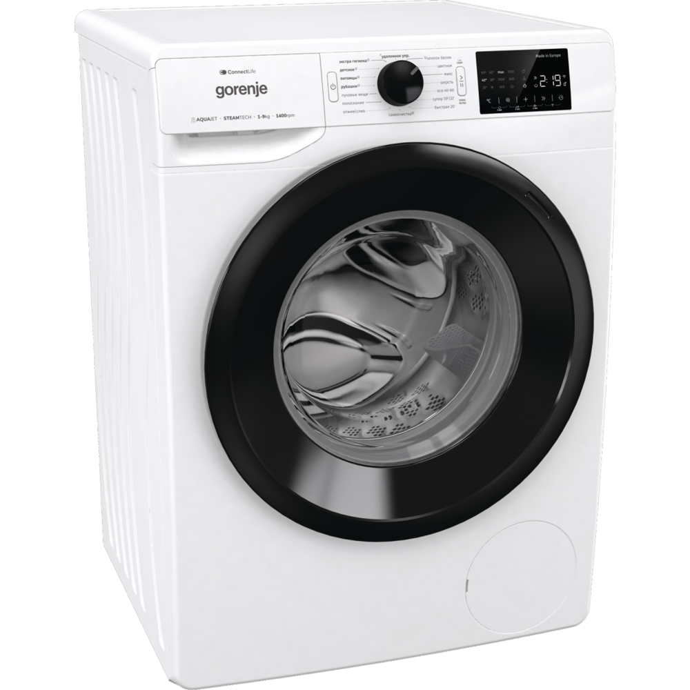 სარეცხი მანქანა Gorenje WPNEI94A1SWIFI/C, 9KG, A+++, 1400Rpm, 74Db, Washing Machine, White