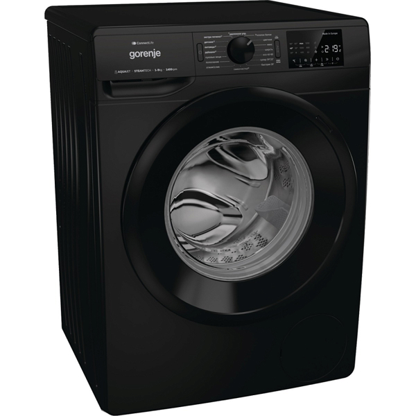 Gorenje WPNEI94A1SWIFI/BC, 9KG, A+++, 1400Rpm, 74Db, Washing Machine, Black