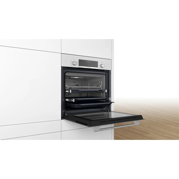 Bosch HBJ558YW3Q, 66L, Built-In, White