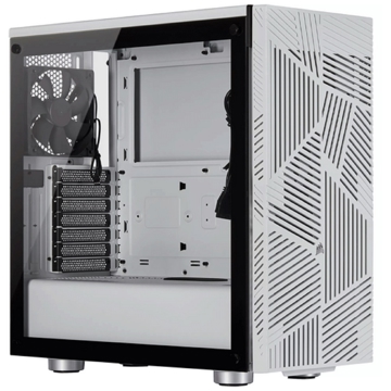 Corsair CC-9011182- WW, Computer Case, ATX, Mini-ITX, MicroATX, USB3.1x2, 3.5mm, White