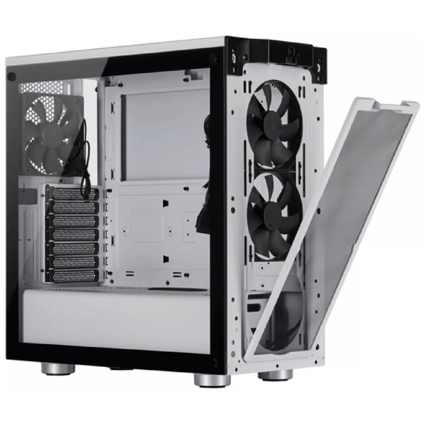 Corsair CC-9011182- WW, Computer Case, ATX, Mini-ITX, MicroATX, USB3.1x2, 3.5mm, White