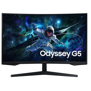 Samsung LS32CG550EIXCI Odyssey G5, 32", Curved Monitor, QHD, VA, HDMI, DP, Black