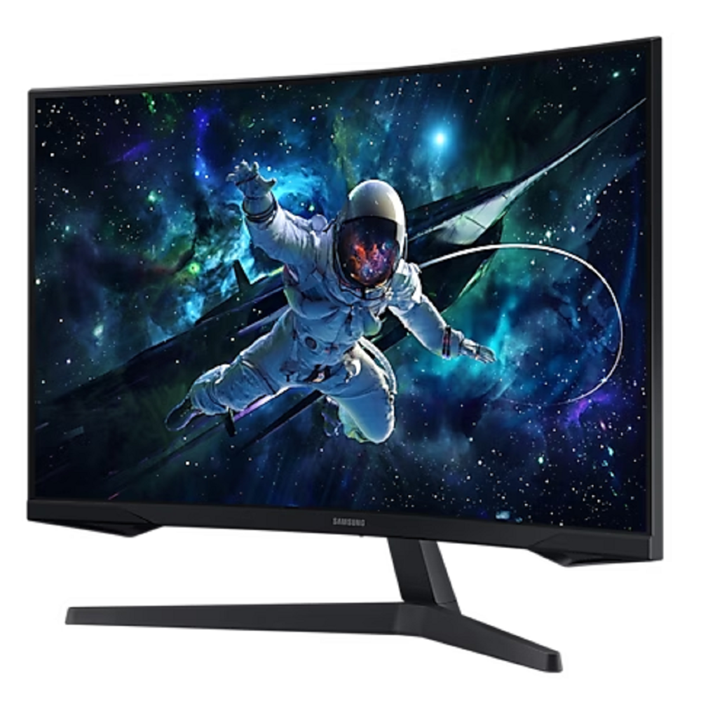 მონიტორი Samsung LS32CG550EIXCI Odyssey G5, 32", Curved Monitor, QHD, VA, HDMI, DP, Black