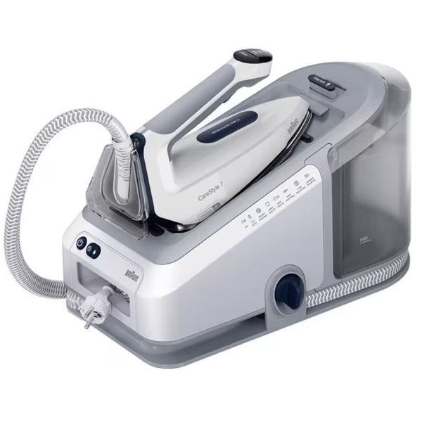 ორთქლის უთო Braun IS7262GY CareStyle 7, 2700W, 2L, Steam Iron, White/Gray