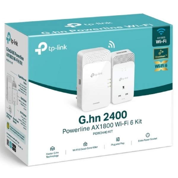 Wi-Fi სიგნალის გამაძლიერებელი Tp-Link PGW2440 KIT, Wi-Fi Range Extender, White