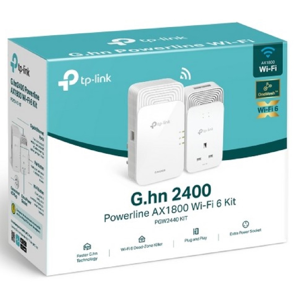 Wifi სიგნალის გამაძლიერებელი Tp-Link PGW2440 KIT, Wifi Range Extender, White