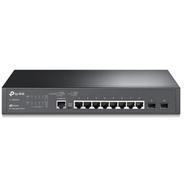 TP-Link TL-SG3210, 8-Port Gigabit, Switch, Black