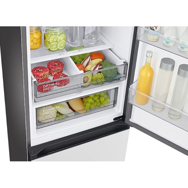 მაცივარი Samsung RB38C7B6D12/WT Bespoke, 400L, A++, No Frost, Refrigerator, White