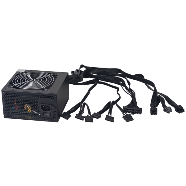 ALLX AX-P650, 650W, Power Supply, Black