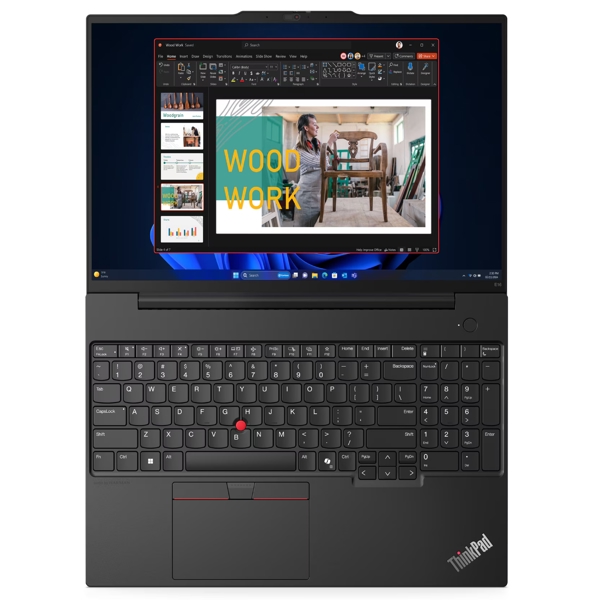 Lenovo 21MA005ERT ThinkPad E16 Gen 2, 16", Ultra 5-125U, 16GB, 512GB SSD, Integrated, Graphite Black