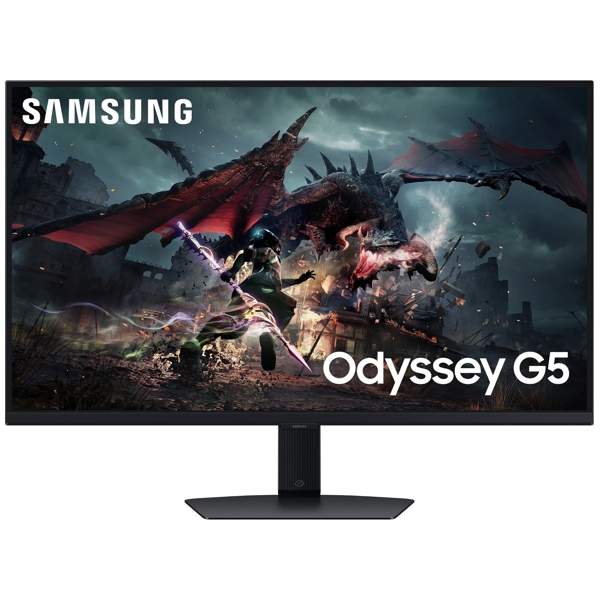 მონიტორი Samsung LS32DG502EIXCI Odyssey G5, 32", Monitor, QHD, IPS, HDMI, DP, Black