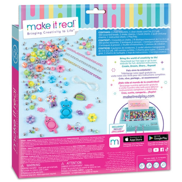 Make It Real 1328MR, Pop! Shake! Twist! DIY Bracelet Kit