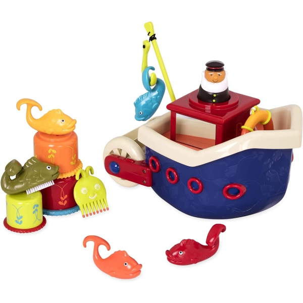 სათამაშო გემი Btoys BX2204Z FISH N SPLISH, BATH BOAT