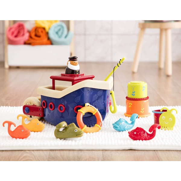 სათამაშო გემი Btoys BX2204Z FISH N SPLISH, BATH BOAT