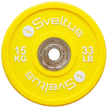 ოლიმპიური დისკი Sveltus 1637, 15Kg, Yellow