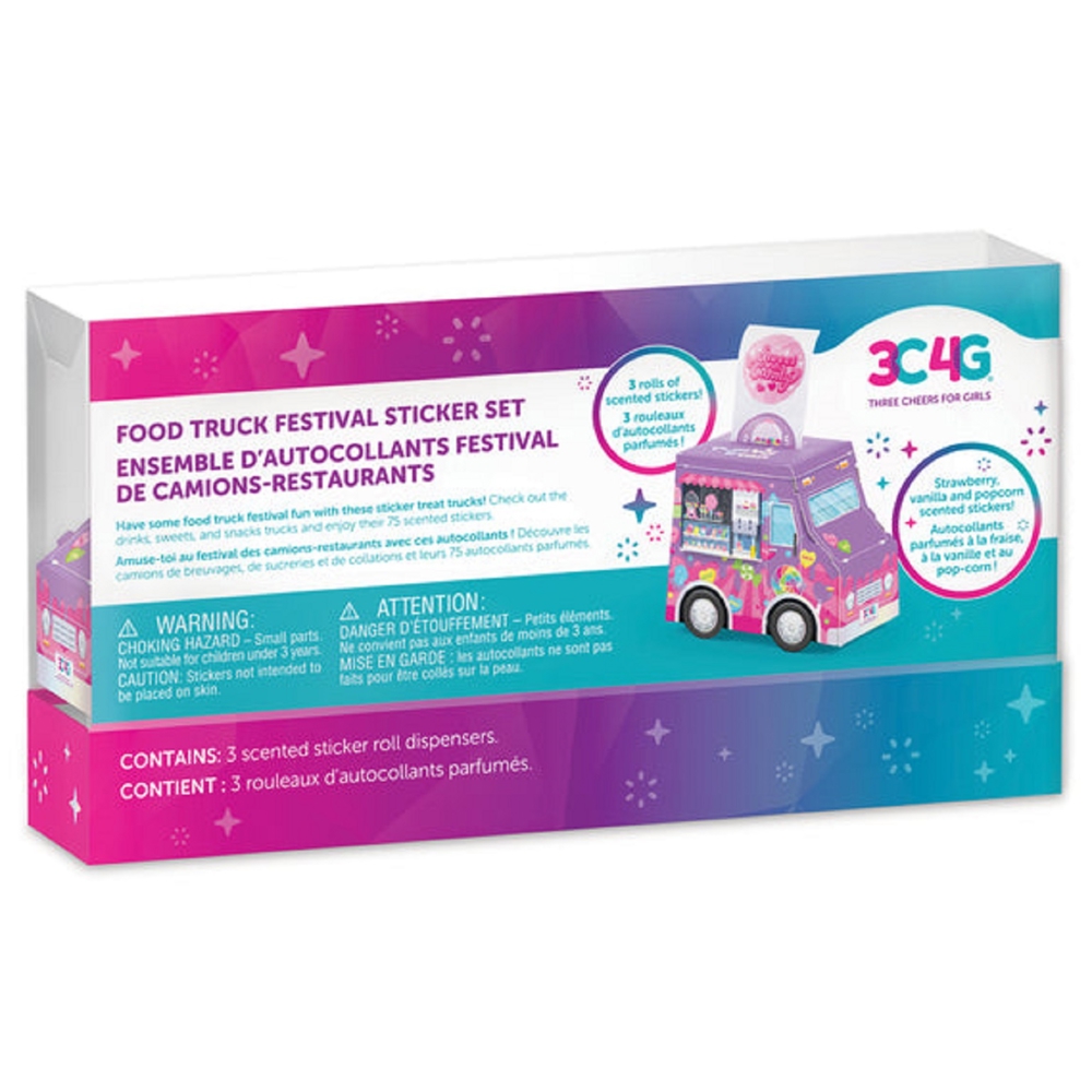 სტიკერების ნაკრები Make It Real 12054MR 3C4G, Food Truck Festival Sticker Set