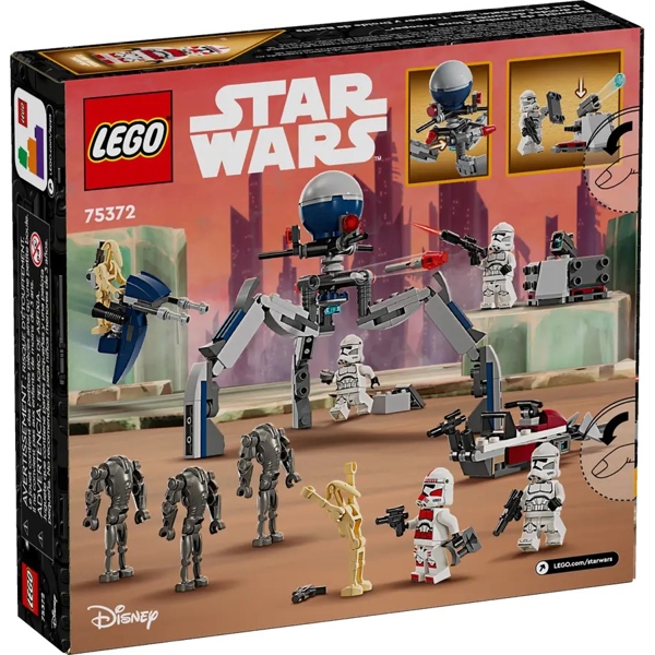 Lego 75372, Star Wars Clones-infantry and Battle droid. Combat kit