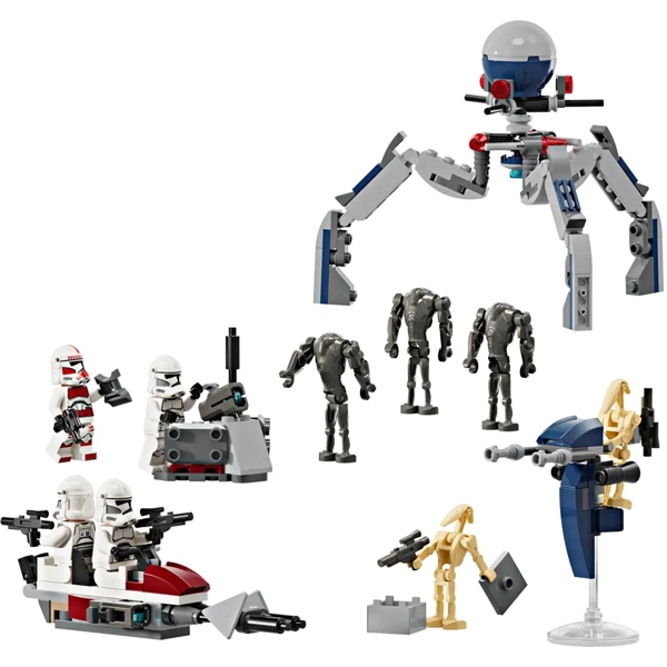 Lego 75372, Star Wars Clones-infantry and Battle droid. Combat kit