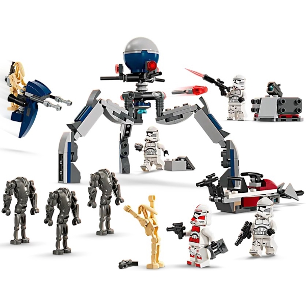 Lego 75372, Star Wars Clones-infantry and Battle droid. Combat kit