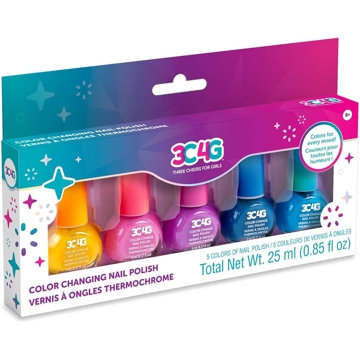 Make It Real 10013MR 3C4G, Color Changing Nail Polish