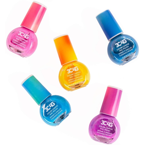 Make It Real 10013MR 3C4G, Color Changing Nail Polish