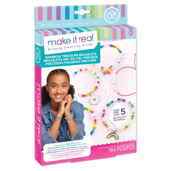 Make It Real 1216MR, Rainbow Treasure Bracelets