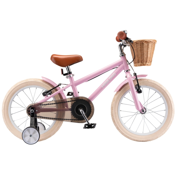 Miqilong ATW-RM12-PINK, 12", Children's Bicycle, Pink