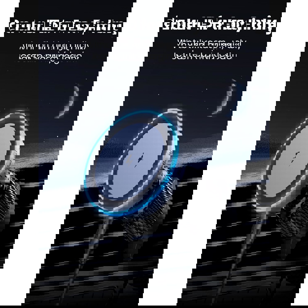 UGREEN W525 (35029), 15W, Magnetic Car Wireless Charger, Grey