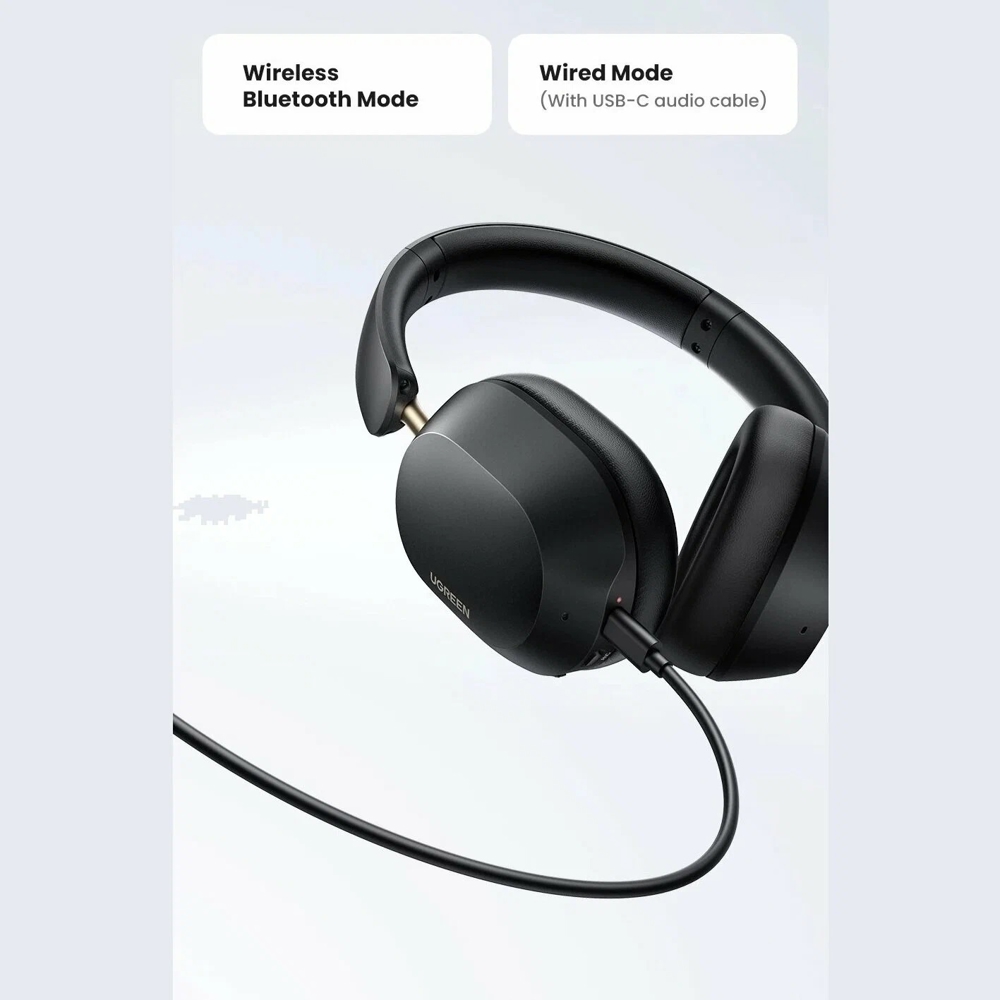 UGREEN HP203 (35757), Headset, Wireless, Bluetooth, Black