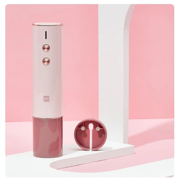 ღვინის ბოთლის სახსნელი Xiaomi HU0121 Hou Hou, 10W, micro USB, Electric Wine Bottle Opener, Pink