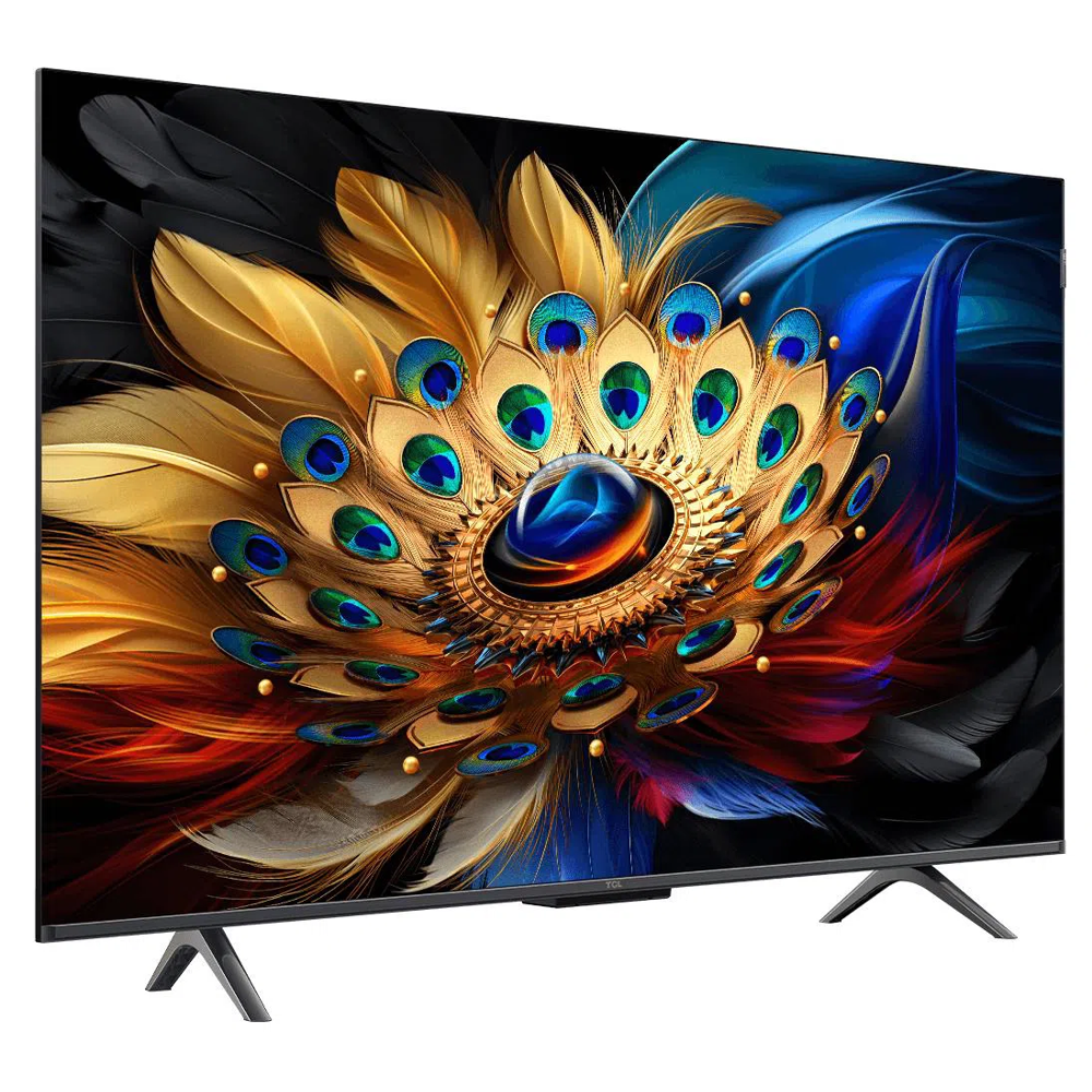 ტელევიზორი TCL 43C655/R75PG1S-RU, 43", Smart TV, 4K UHD, USB, HDMI, LAN, BT, Black