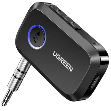 UGREEN CM596 (90748), Bluetooth, AUX, Car Adapter, Black