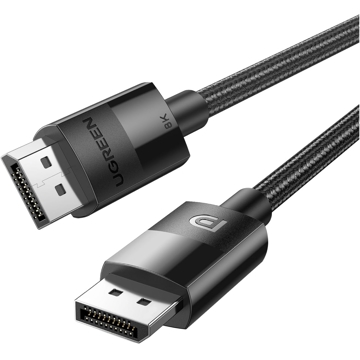 UGREEN DP114 (80394), 8K, DisplayPort To DisplayPort, 5m, Black