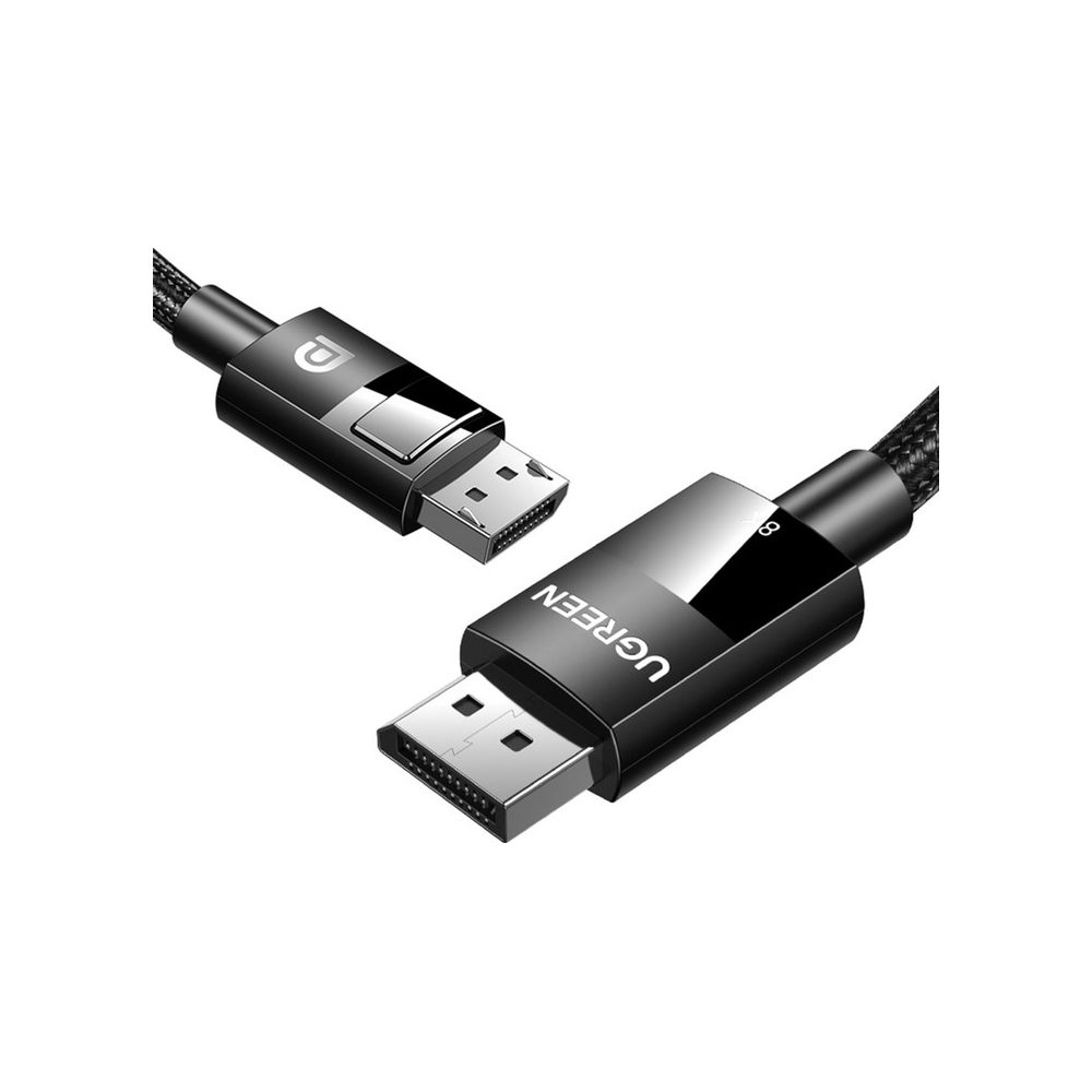 ვიდეო კაბელი UGREEN DP114 (80394), 8K, DisplayPort To DisplayPort, 5m, Black