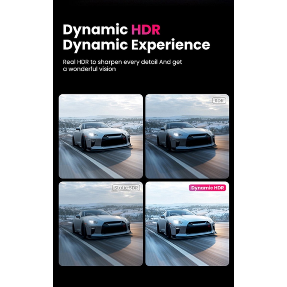 UGREEN DP114 (80393), 8K, DisplayPort To DisplayPort, 3m, Black