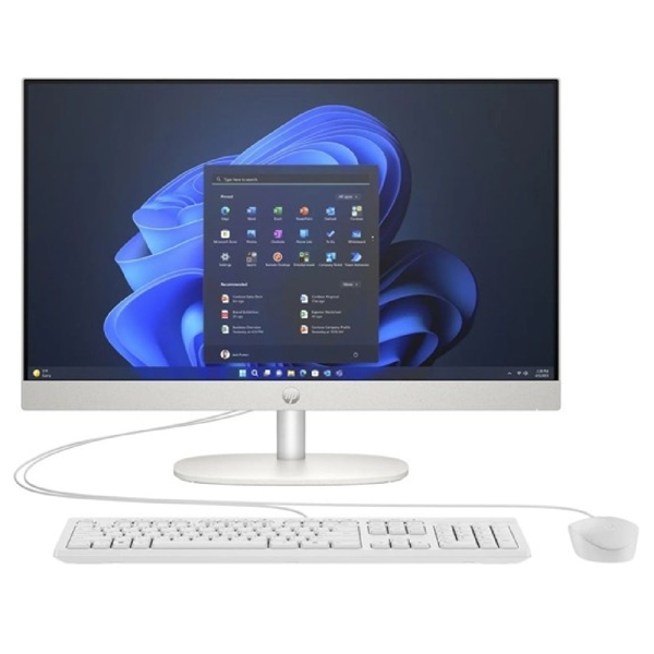 All In One კომპიუტერი HP 623Z5ET ProOne 240 G10, 23.8", i5-1335U, 16GB, 512GB SSD, Integrated, White