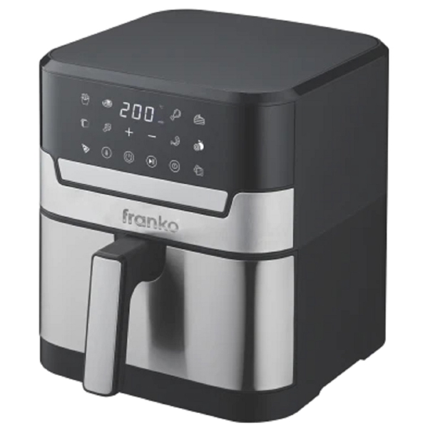 Franko FAF-9027, 1800W, 8L, Air Fryer, Black/Silver