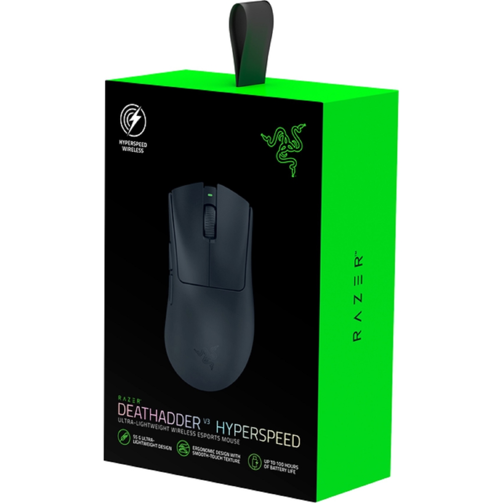 მაუსი Razer RZ01-05140100-R3G1 DeathAdder V3, Wireless, USB, Gaming Mouse, Black