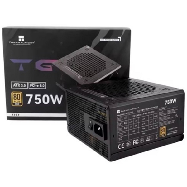 Thermalright TR-TG750S, 750W, 80 Plus, Power Supply, Black	