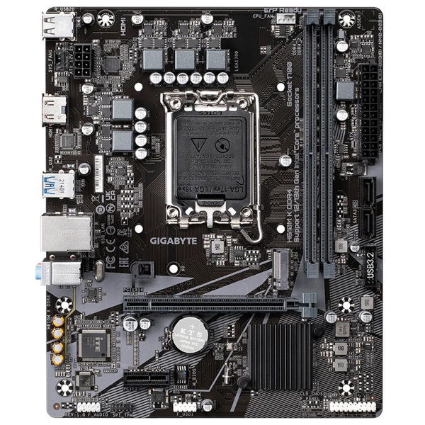 Gigabyte H610M K, LGA 1700, DDR4, DIMM, 64GB