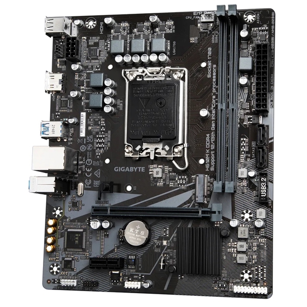 Gigabyte H610M K, LGA 1700, DDR4, DIMM, 64GB