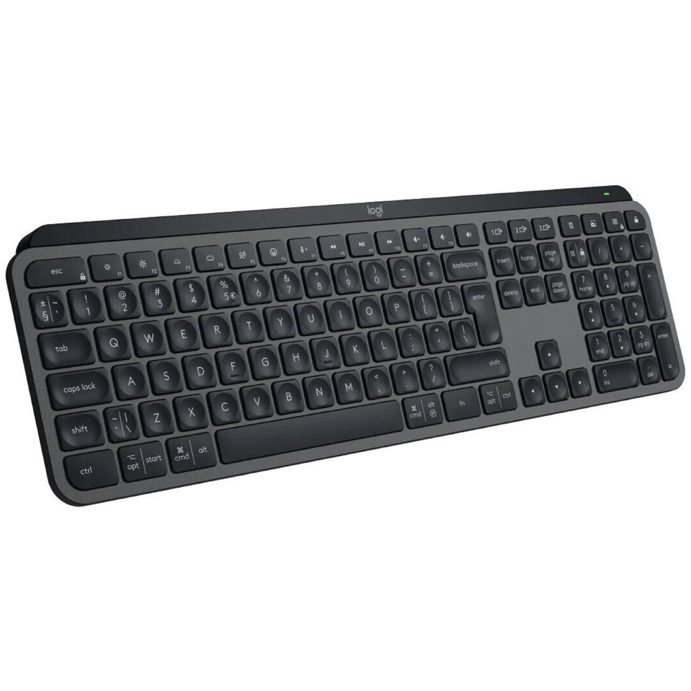 კლავიატურა Logitech L920-011587 MX Keys S, Wireless, USB, Keyboard, Graphite