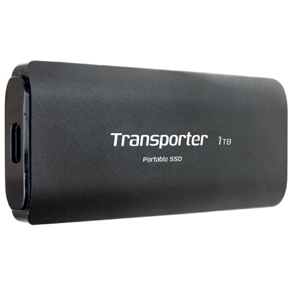 გარე მყარი დისკი Patriot PTP1TBPEC Transporter, 1TB, External SSD, 2.5", USB-C, Black