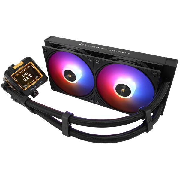 თხევადი გაგრილება Thermalright Frozen Warframe 240 ARGB, 120mm, 2000RPM, Liquid Cooling, Black